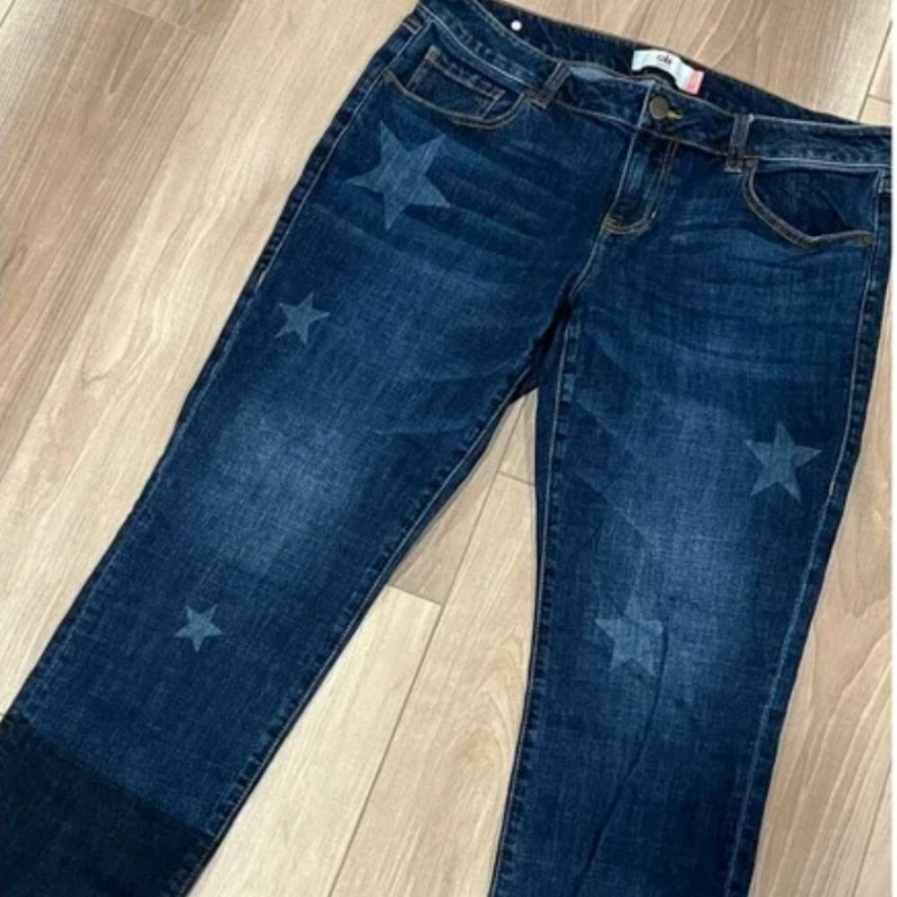 CAbi Jeans Slim Boyfriend Style #659-E Size 2 runs a bit big